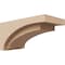 Ekena Millwork 7"W x 14"D x 7"H Wide Rivera Rough Cedar Woodgrain TimberThane Corbel, Primed Tan CORUR07X14X07RIVRCPR - alternate 1
